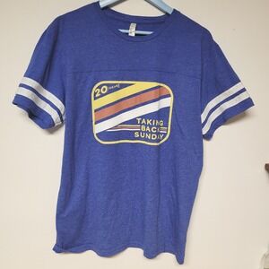 Taking Back Sunday T-Shirt Mens Large Blue 20 Years Anniversary Graphic L.A.T.